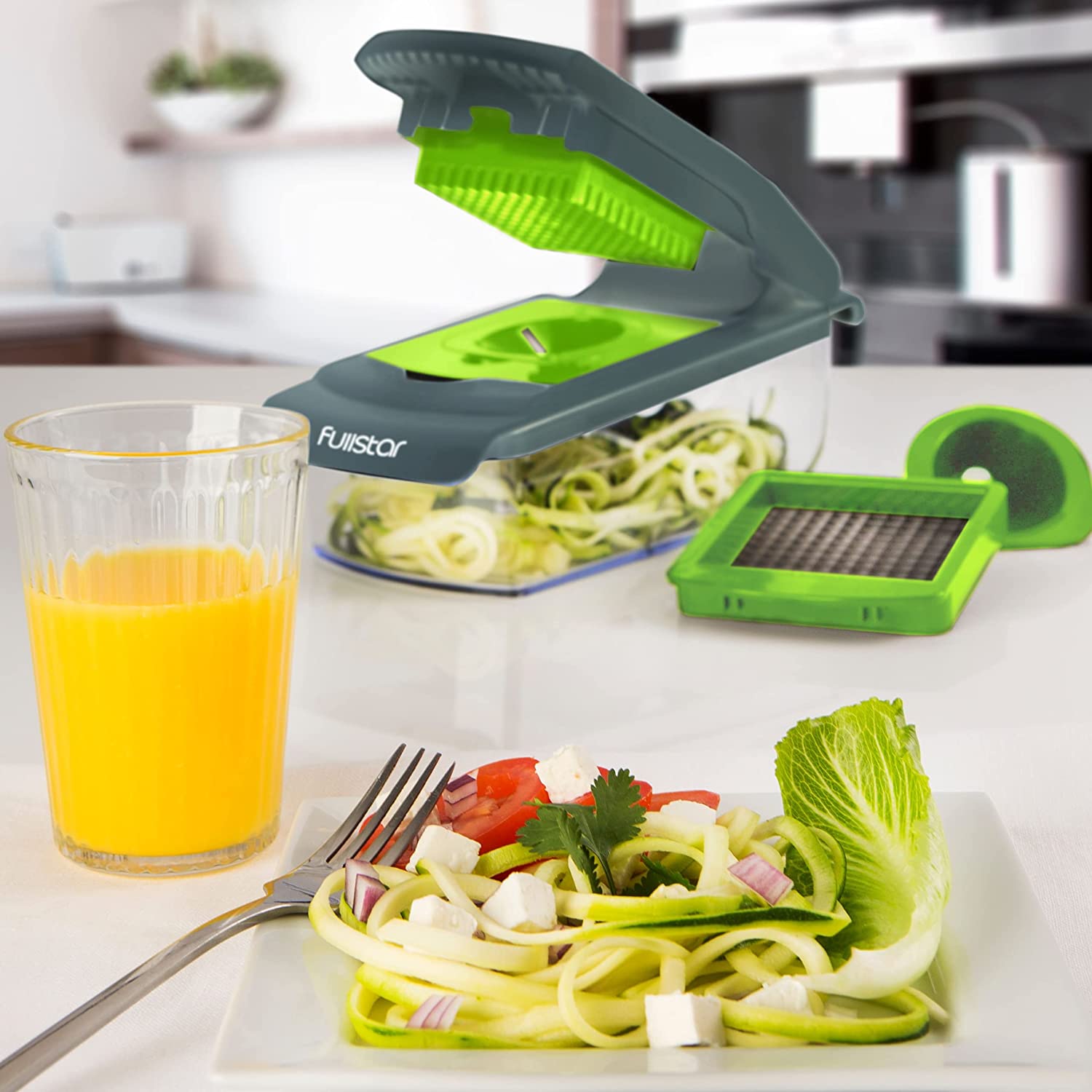 Fullstar 4-Blade Vegetable Chopper with Container photo 2