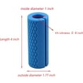 thumbnail image 2 of Barbell Grips - Thick Dumbbell Grips Arm Blaster Adapter with High-Density Silicone Rubber, Bar Grips for Weightlifting Muscle Growth Rapidly and Hands Stress Relieve,Blue, 2 of 7