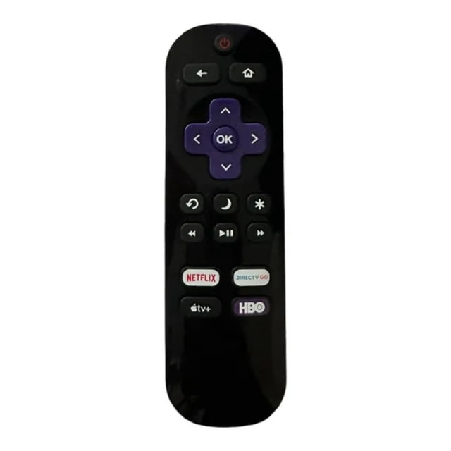 Control Remoto para TV - Repuesto Sin Programación - Color Negro - Compatible con Varios Modelos de Smart TV