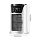 thumbnail image 3 of Desktop Air Coolers With 300ml Water Tank 6 Speed Setting Cooling Fan 6h Timer Function For Dormitory Study Office Desk, 3 of 4