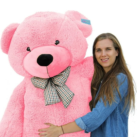 Joyfay 78 inch Pink Giant Stuffed Teddy Bear Animal Plushie Plush Toy for Adults Children Christmas Wedding Anniversary Birthday Valentine's Day Gift