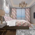 thumbnail image 4 of Designart Pattern with Red Roses Modern & Contemporary Duvet Cover Set, 4 of 5