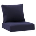 thumbnail image 2 of CorLiving Single Chair Replacement Patio Cushion Set (Base/Back) in Navy Blue, 2 of 7