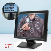 17 in Black Touch Screen LCD Display LED Monitor USB for POS/PC Windows 1280*1024
