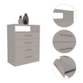 thumbnail image 4 of Home Square 2-Piece Set with 4-Drawer Dresser and Nightstand, 4 of 18