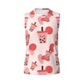 thumbnail image 6 of Lsque Milk Tea Print Men's Cotton Blend Sleeveless Muscle Shirts (S-3XL)- Moisture Wicking, Odor Protection, UPF 30+,3X-Large, 6 of 8
