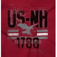 thumbnail image 2 of New Hampshire Eagle Distressed Retro Men's Graphic T Shirt Tees Brisco Brands S, 2 of 6