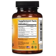Turmeric Curcumin Supplement - 2000mg Organic Turmeric Per Serving - 95% Curcuminoids, Ginger & BioPerine Black Pepper for Best Absorption - Natural Vegan Joint Support, Bottled in USA - 60 Capsules