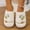 White, variant on Willtoo Women's Non-Slip Warm Plush Slippers for Indoor Home Wear