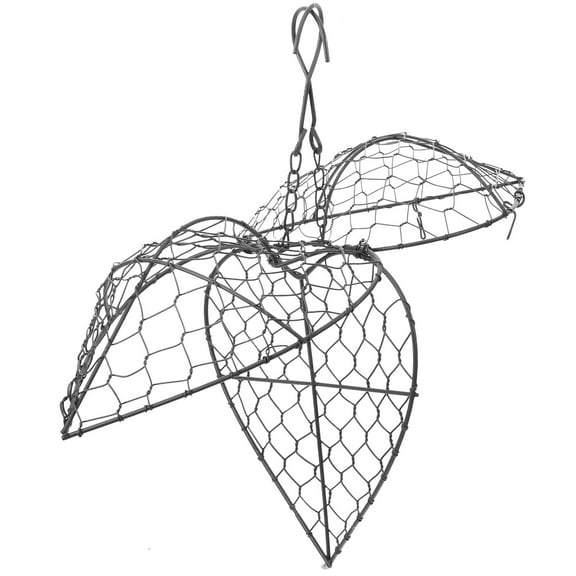 Tineasur Heart-Shaped Succulent Planter Hanging Flower Pot for Office Decor, 1 Piece