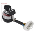 thumbnail image 2 of Yosoo 6 Wire Ignition Start Key Switch For 2.5-6.5KW 188F Gas Generator, Start Switch Key, Ignition Start Key Switch, 2 of 5