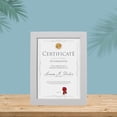 thumbnail image 2 of HEALEEP Certificate Frames Natural Wood For Office Use Display 1Pcs, 2 of 8
