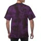 thumbnail image 4 of Ceisia Men's Casual Solid Color T-shirt High Elastic Loose Fit Short Sleeve Round Neck All Season Sport Tee Tops Purple M Gifts, 4 of 6