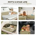 thumbnail image 4 of Sanmadrola Waterproof & Dog Bed Cover Pet Blanket Sofa, Couch Cover Mattress Protector Furniture Protector for Dog, Pet, Cat 30''x30'' Khaki, 4 of 7