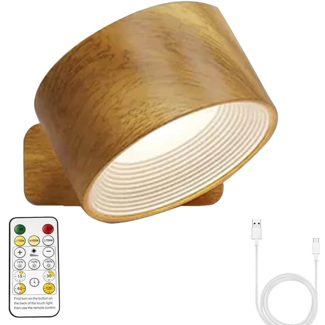 Lights Of Sweden Wall Lights Rechargeable Wall Mounted Sconces Living Room Gadgets LED Wall Lights For Bathroom Living Room Kitchen Kids Night Lights for Bedroom Girls Night Light Kids Plug in Night