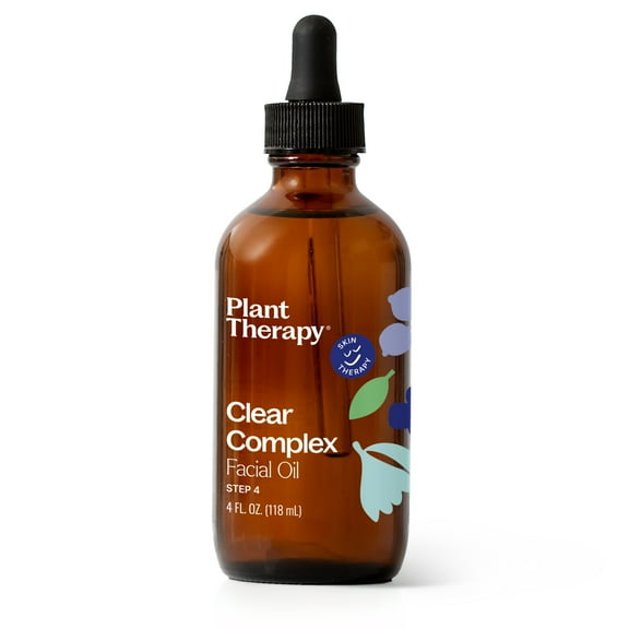 Plant Therapy Clear Complex Carrier Oil Blend 4 oz Base for Essential Oils or Massage (Ideal for Oily Skin)