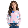 thumbnail image 4 of Posijego T-Shirts Graphiques à Manches Longues pour Tout-Petits Garçons Filles, Mignons, Col Ras du Cou, T-Shirts Basiques, Hauts, Chandail de Printemps pour Enfants, 4 of 6