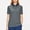 Dark Gray, variant on Fengqque Women's Plus Size Polos Golf Shirts Short Sleeve Collared Shirt Quick Dry Tennis Work Athletic Tops Orange M(M)
