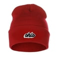 thumbnail image 2 of I&W Classic USA Cities Winter Knit Cuffed Beanie Hat 3D Raised Layer Letters, 2 of 2