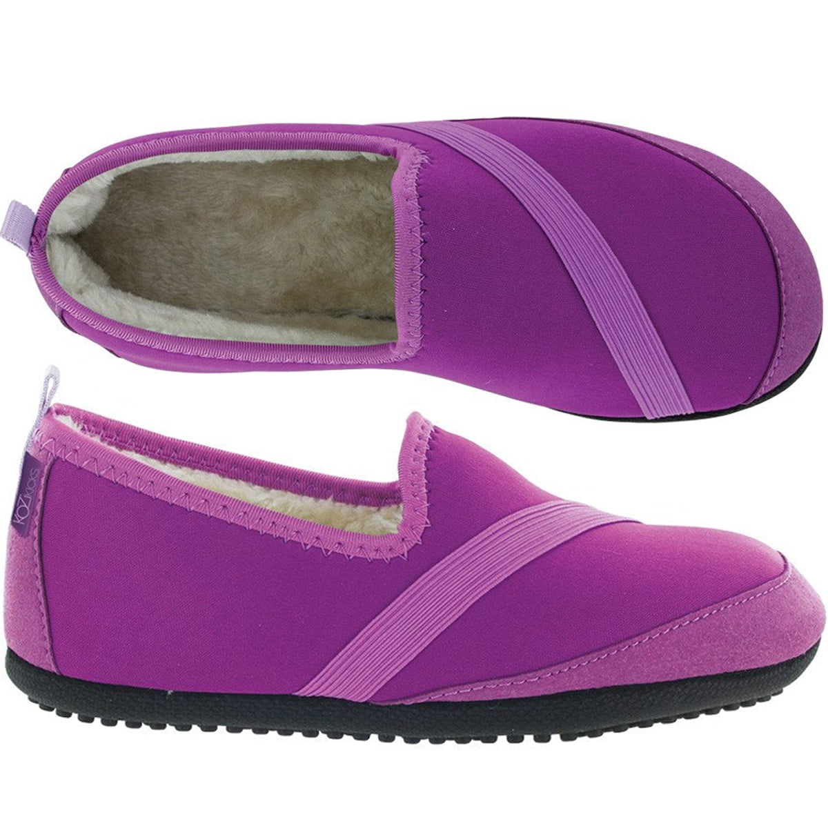 KoziKicks Women's Comfort Plush-Lined Active Slippers - Medium - Black -  Walmart.com