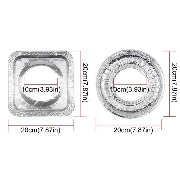 10X Gas Stove Mats Oil-Proof Mats Clearance! Aluminum Foil Square Stove Burner Covers Disposable Heavy Thick Quality Bib Liners Drip Pans Gas Range Top Protectors
