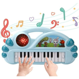Pianos et claviers pour enfants Amy & Benton Jouet Piano Clavier avec 24  Touches Instrument de Musique Électronique Éduc 268135