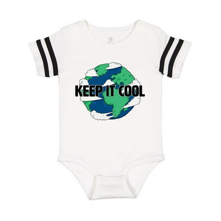 

Inktastic Keep It Cool with Cartoon Earth Gift Baby Boy or Baby Girl Bodysuit