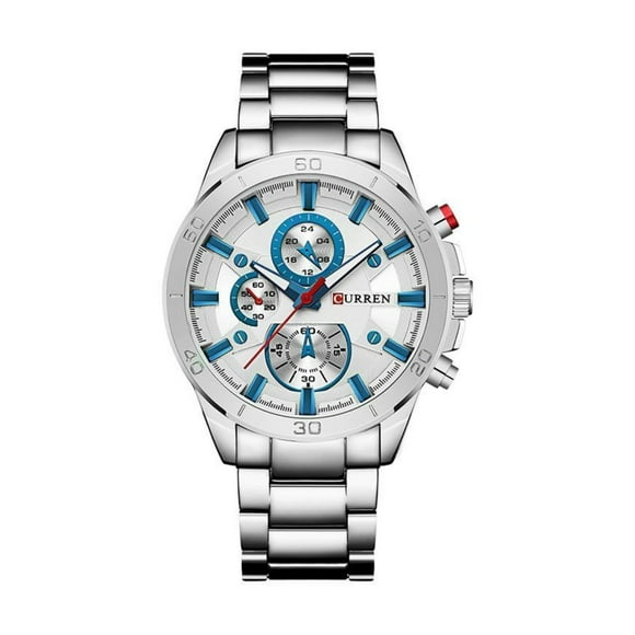 Reloj Hombre CURREN KREB56190203 Plateado Cuarzo