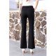 thumbnail image 3 of Pantalones Negros, Pantalones Estilo Occidental Ligeramente Acampanados, Pantalones Acampanados Ajustados y Adelgazantes para Mujer, Pantalones Nuevos de Verano, Pantalones de Traje, 3 of 8
