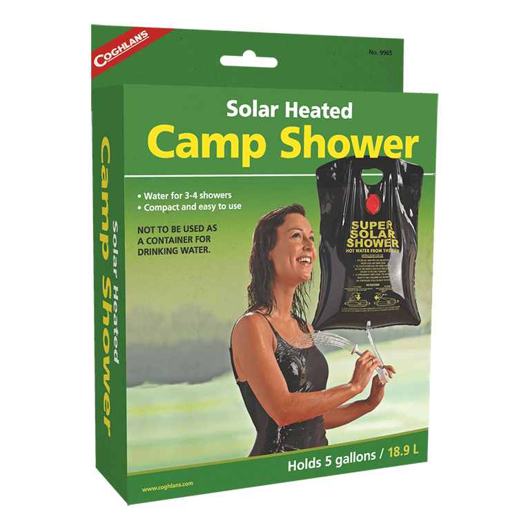 5 gallon top solar shower
