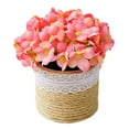thumbnail image 1 of 2 piezas de cuenco de lino, hortensia, bonsái, flores, adornos creativos pequeños para el hogar, plantas verdes artificiales, 1 of 5
