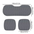 thumbnail image 3 of Ckraxd 3 Pcs Plush Car Seat Cover Set - Winter Warmth Front & Rear Seat Protectors for SUV, Truck & Van - Easy Installation, Soft & Durable, 3 of 8