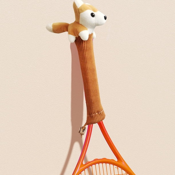 Cubierta de mango de raqueta de bádminton, accesorios de bádminton, cubierta de agarre de mango de raqueta Color café