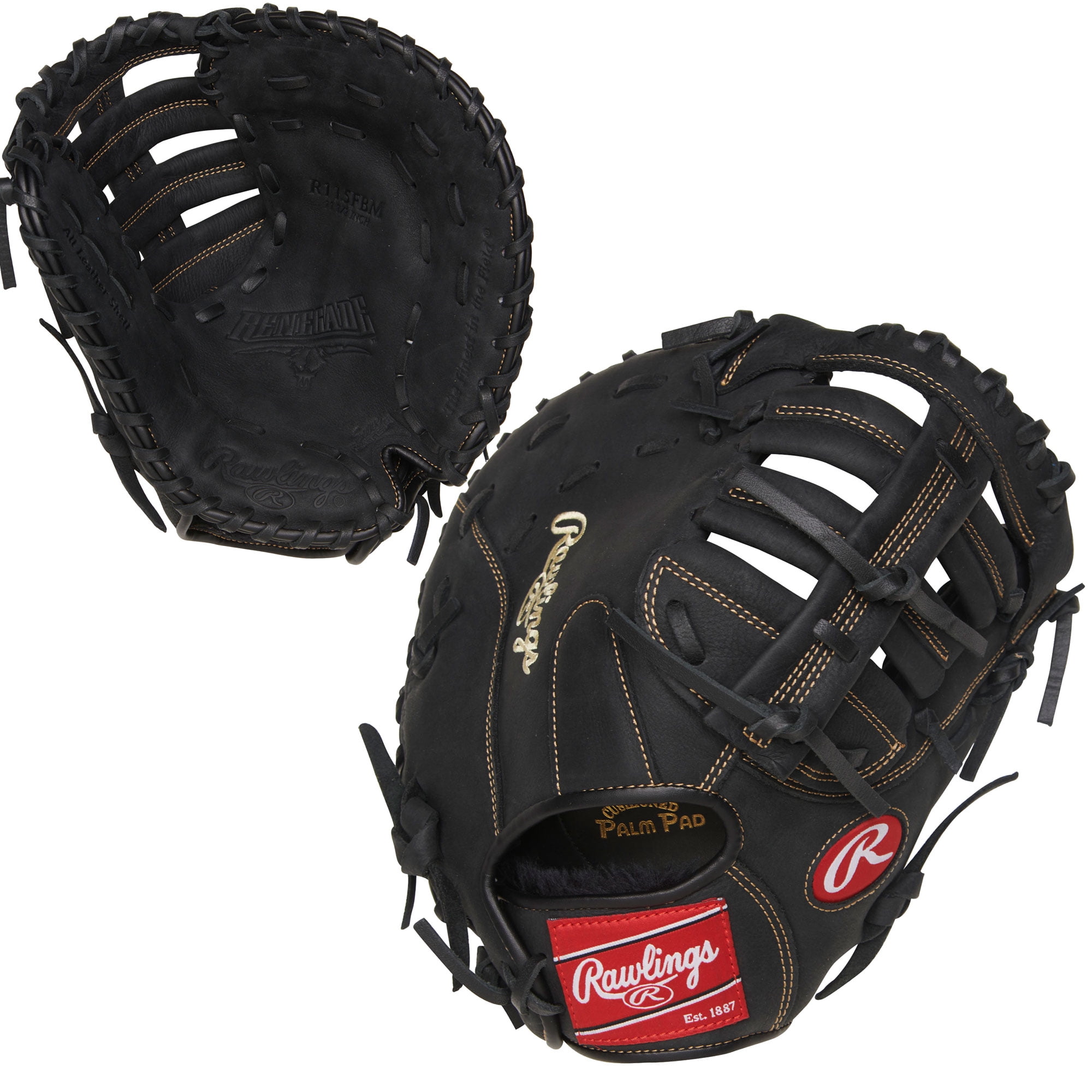 Rawlings Renegade 11 1/2 R115FBM Gant Main Droite Cuir Première Base