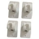 thumbnail image 1 of Cateissary Barra de cortina, suministros de baño, estante colgante, ganchos de ducha multiusos impermeables, colgador de ropa montado en la Almacenamiento y organización del hogar blanco 4 piezas, 1 of 6