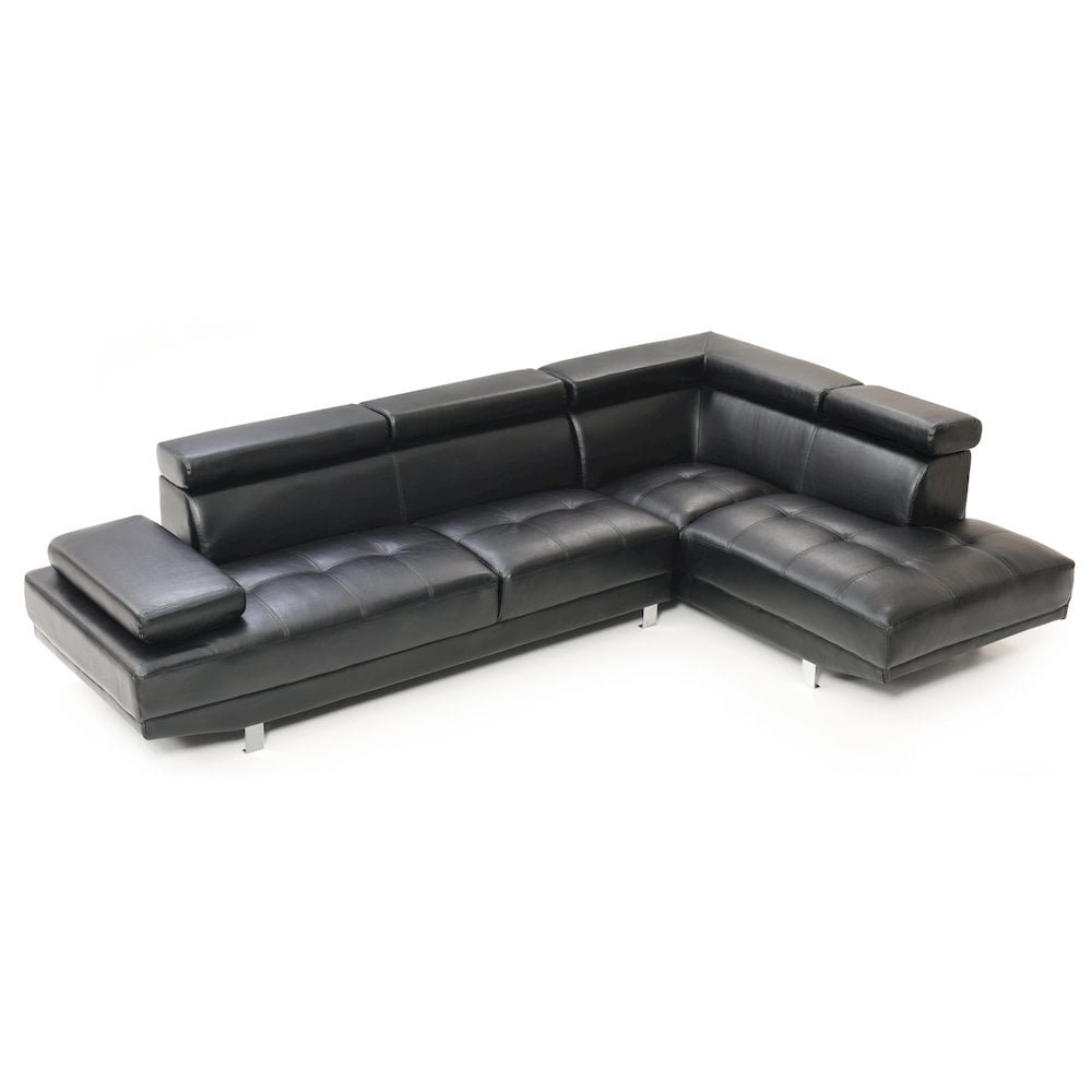 Glory Furniture Riveredge Sectional in Black Color