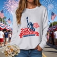 thumbnail image 2 of Leey-World Pretty Flag Heart 1776 2026 July 4th 250th Birthday T-Shirt Womens Patriotic Shirts(Light Gray,M), 2 of 9