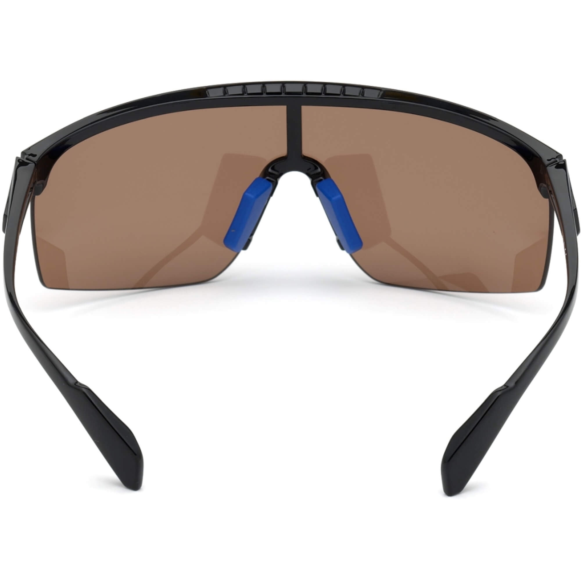 Adidas Men Sunglasses Sp0005 01E Black/Brown Mirrored Photochromic Shield 00 135