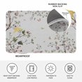 thumbnail image 4 of Vintage Botanical Doormat Outdoor Entrance 16"x24", Spring Floral Botterfly Summer Flower Absorb Moisture Dirt Door Mats, Non-Slip Rubber Backing Floor Mats Indoor, Low-Profile Front Door Rugs, 4 of 9