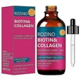 thumbnail image 1 of Biotin & Collagen Hair Growth Serum, Hydrolyzed Collagen & Biotin Oil for Hair Growth, Hair Nutrient Solution Make Hair Smooth, Soft and Light, 1 of 5