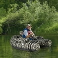 thumbnail image 3 of Infans Inflatable Float Tube w/ Fish Ruler Rod Holder Storage Pockets Flippers Paddle, 3 of 7