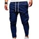 thumbnail image 1 of Pantalones de chándal con múltiples bolsillos para hombre, ropa de calle informal de gran tamaño, color sólido, 2021, 1 of 5