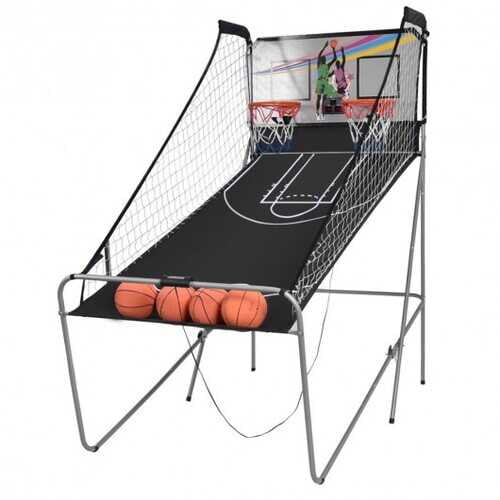 Total Tactic SP35202 Indoor Double Electronic Basketball Game with 4 Balls