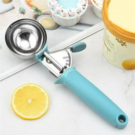

2packs BnGAJN Halloween Sale Tableware Portion Cookie With Silicone Handle Stainless Disher For Cookie Dough Cupcake Batter