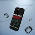 thumbnail image 5 of DistinctInk MagSafe Tough Case for Apple iPhone 13 Pro Max (6.7" Screen) - Sometimes I Wake Up Grumpy - Slim Profile Design, 5 of 6