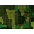thumbnail image 1 of Ahgly Company Indoor Rectangle Oriental Green Modern Area Rugs, 6' x 9', 1 of 4