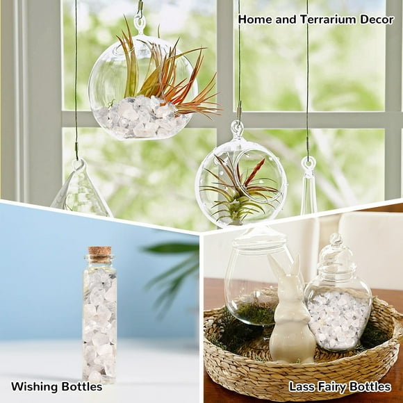 Guardoinrt Pure Natural White Crystal Materials For Exquisite Decor Natural White Crystal Tumbled Chips