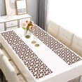 thumbnail image 2 of Brown Footballs Repeat Pattern Summer Placemats Table Placemats Set Of 6-Linen Kitchen Washable Placemats Table Mats 11.8"x17.7"Non-Slip Heat Resistant, 2 of 5