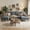 Dark Gray, variant on edx 99" U-Shaped 6 Seat Sofa Couch for Living Room, Linen Fabric Sofa Bed with Removable Pillows for Home and Apartment (Fabric, Dark Grey)