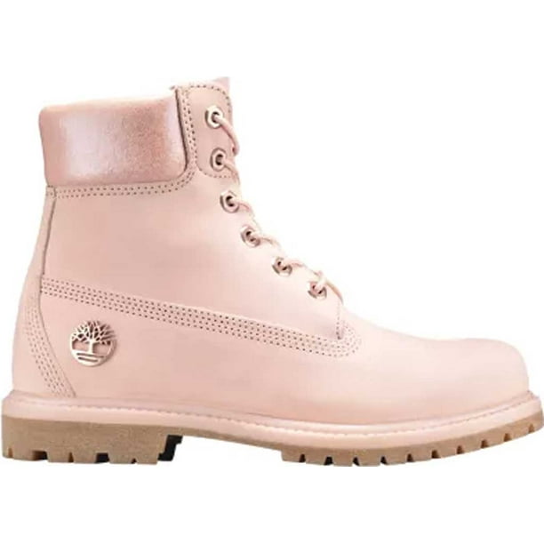 Women's Timberland Earthkeepers Premium Boot Pink Nubuck/Metallic Collar - Walmart.com